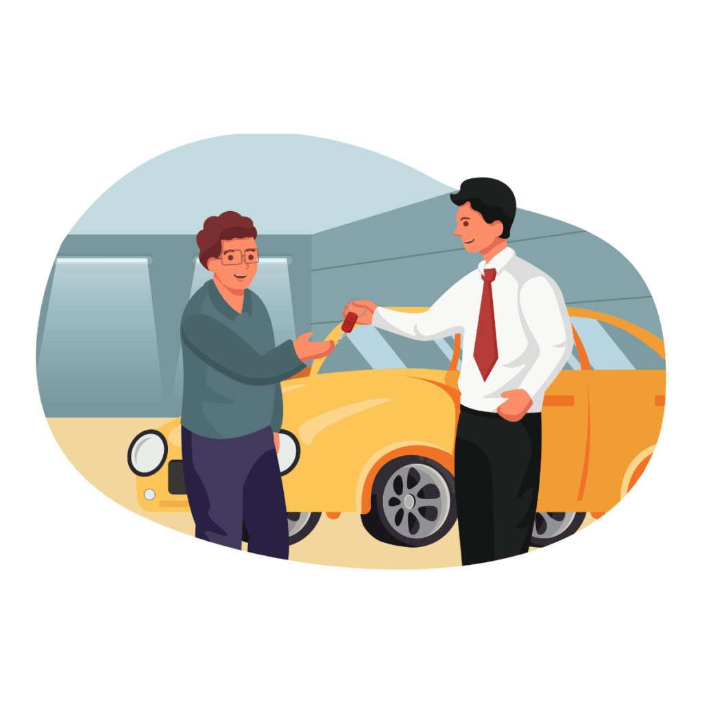 Vi köper din bil och hämtar upp den